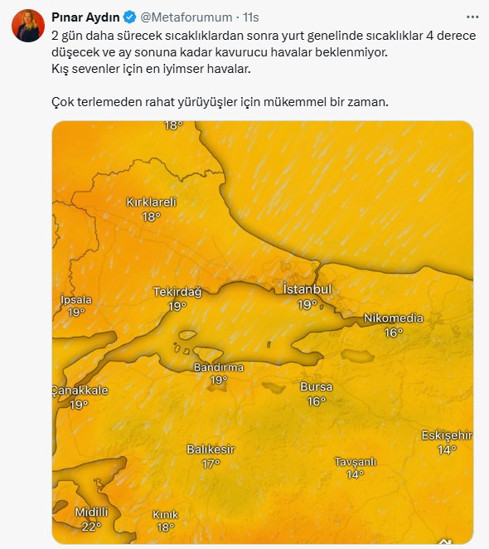 Kış Sevenlere Güzel Haber Geldi. Sosyal Medyadan Duyurdu