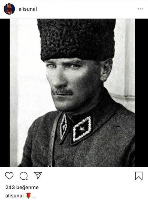 Ünlülerden Atatürk paylaşımları! - Resim : 6