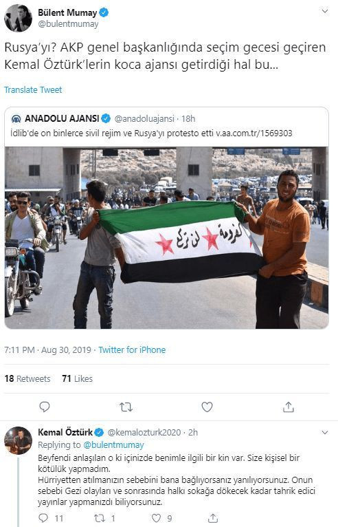 Bülent Mumay ile Kemal Öztürk Twitter'da atıştı!