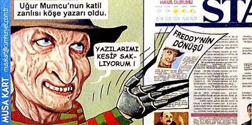 Musa Kart, Star'ın yeni yazarını böyle çizdi: Freddy'nin dönüşü