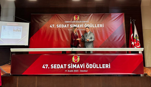 TGC 47. Sedat Simavi Ödülleri sahiplerini buldu: Gazetecilik ödülü Tolga Şardan'a verildi