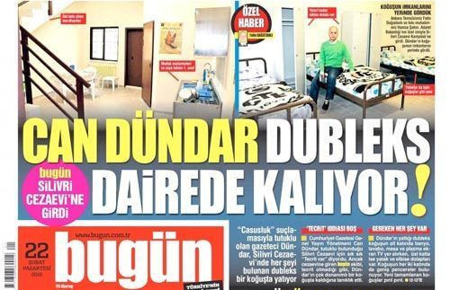 Kayyum denetimindeki Bugün gazetesi Silivri Cezaevine girdi, 'Can Dündar dubleks koğuşta kalıyor' dedi!