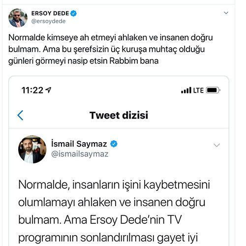 İsmail Saymaz ve Ersoy Dede arasında 'oh olsun' polemiği! - Resim : 2