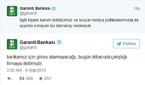 Twitter'da Aylan'la ilgili espiri yapan çalışan kovuldu