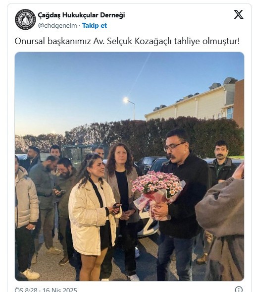 Selçuk Kozağaçlı tahliye edildi! Yıllardır tutukluydu
