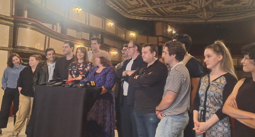 Adile Naşit'e Meltem Kaptan, Müjde Ar'a Seda Bakan hayat verecek! Adile filmi Ses Tiyatrosu'nda tanıtıldı