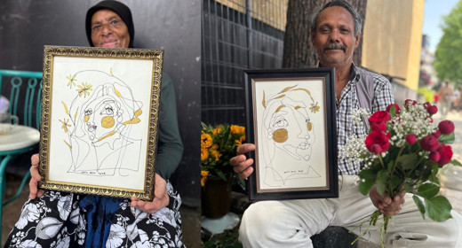 Bu sergide galeri patronları yok; çiçeklerin arasında sanat var!