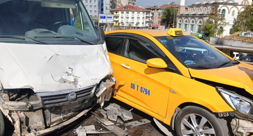 Ankara'da 6 araç birbirine girdi! Çok sayıda yaralı var