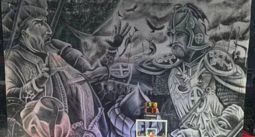 Partizan-Fenerbahçe Beko maçında pankart skandalı! Sert tepki geldi