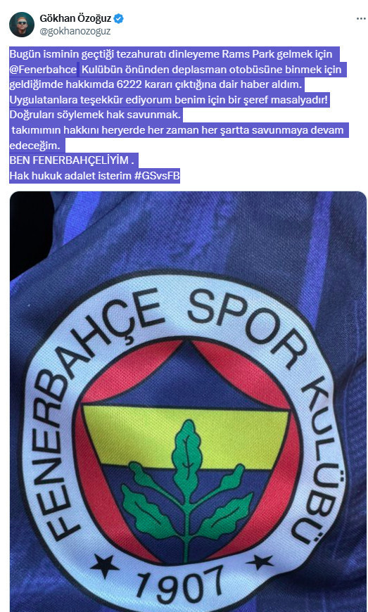 Athena Gökhan'a Galatasaray şoku! Derbiyi izlemesi yasaklandı