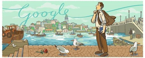 Google usta şairin doğum gününü unutmadı!