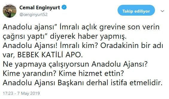 MHP'den Anadolu Ajansı müdürüne istifa çağrısı!