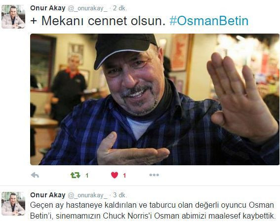 Yeşilçam bir oyuncusunu daha kaybetti!