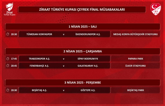 Fenerbahçe - Galatasaray derbisinin tarihi belli oldu! Türkiye Kupası'nda büyük heyecan