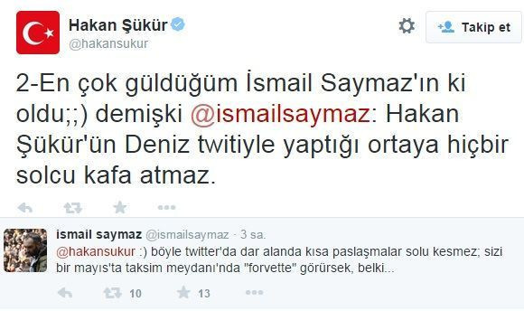 Hakan Şükür'den Deniz Gezmiş tweet'ine açıklama, İsmail Saymaz'a cevap!