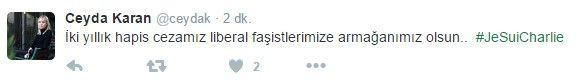 Charlie Hebdo davasında Hikmet Çetinkaya ve Ceyda Karan'a 2 yıl hapis cezası!