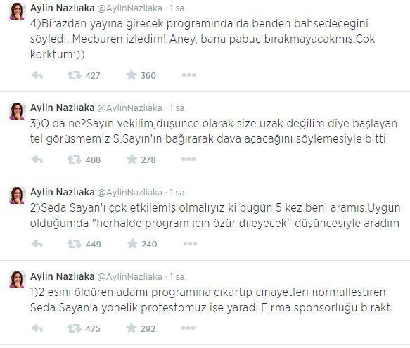Aylin Nazlıaka, Seda Sayan ve Show TV hakkında şikayette bulundu! - Resim : 2