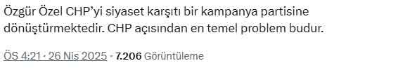 AK Parti'den CHP lideri Özgür Özel'in açıklamalarına tepki: Tek gündemimiz İstanbul'daki depremler - Resim : 2