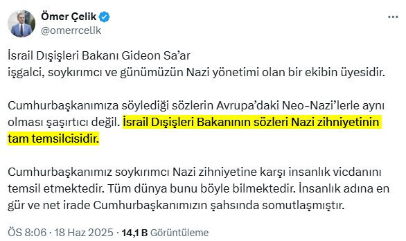 Dışişleri Bakanlığı'ndan İsrailli bakana sert tepki: Asılsız iftiralar ve alçakça yalanlar - Resim : 2