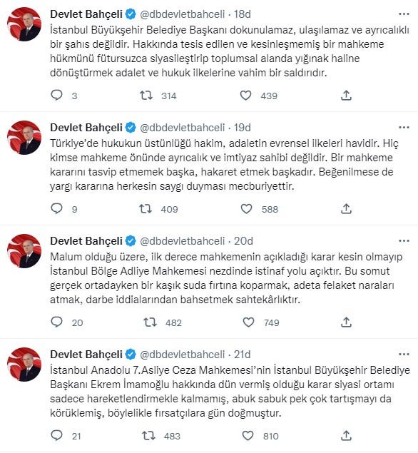 Bahçeli'den İmamoğlu açıklaması: Operasyonun hedefi CHP Genel Başkanıdır!