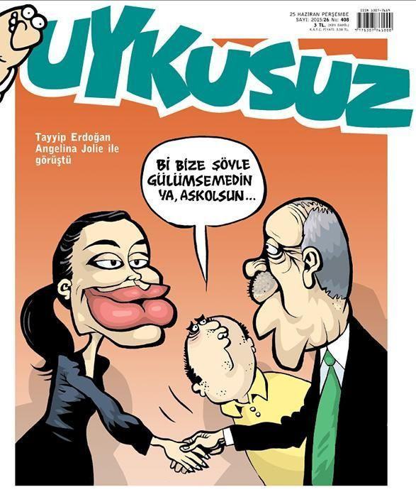 Angelina Jolie Erdoğan buluşması Uykusuz’a kapak oldu