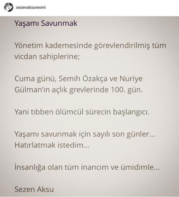 Sezen Aksu'dan çağrı: Tıbben ölümcül süreç başladı