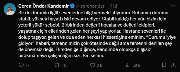 Sırrı Süreyya Önder'in sağlık durumuna ilişkin yeni açıklama - Resim : 2