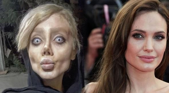 Angelina Jolie'ye benzemek için servet harcadı! - Resim : 3
