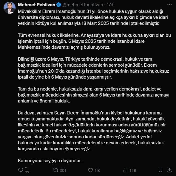 Ekrem İmamoğlu diploma iptaline karşı dava açtı! - Resim : 3