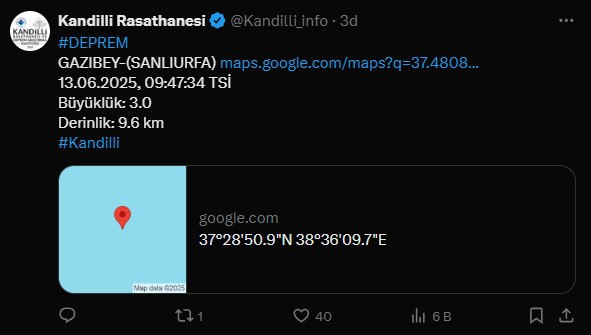 Şanlıurfa'da korkutan deprem! Kandilli duyurdu