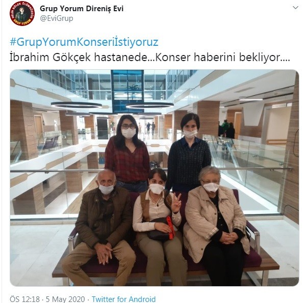 Grup Yorum'dan İbrahim Gökçek açıklaması