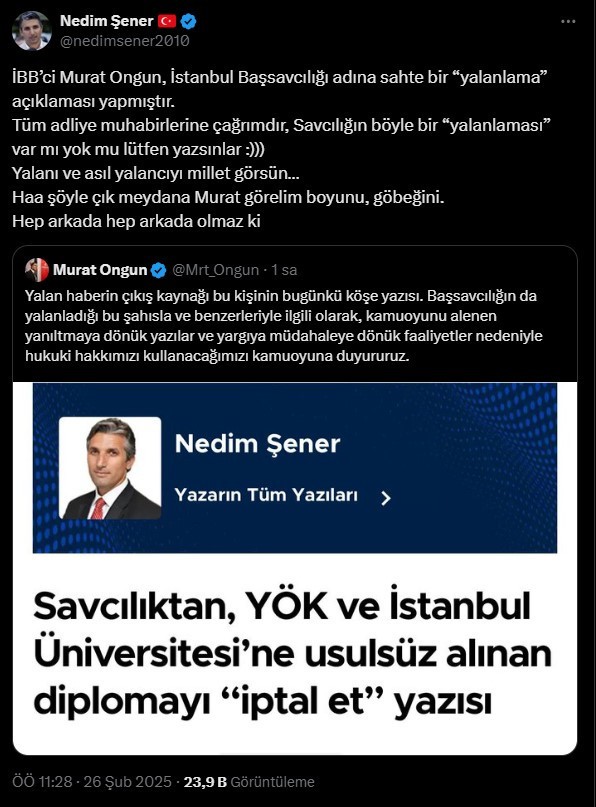 Başsavcılıktan Ekrem İmamoğlu hamlesi: Rektörlüğe yazı gönderdi! Diplomanın iptali istendi iddialarına da açıklama geldi - Resim : 3