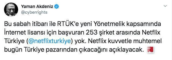 RTÜK’e başvuru yapmadı! Netflix, Türkiye’den ayrılacak mı?