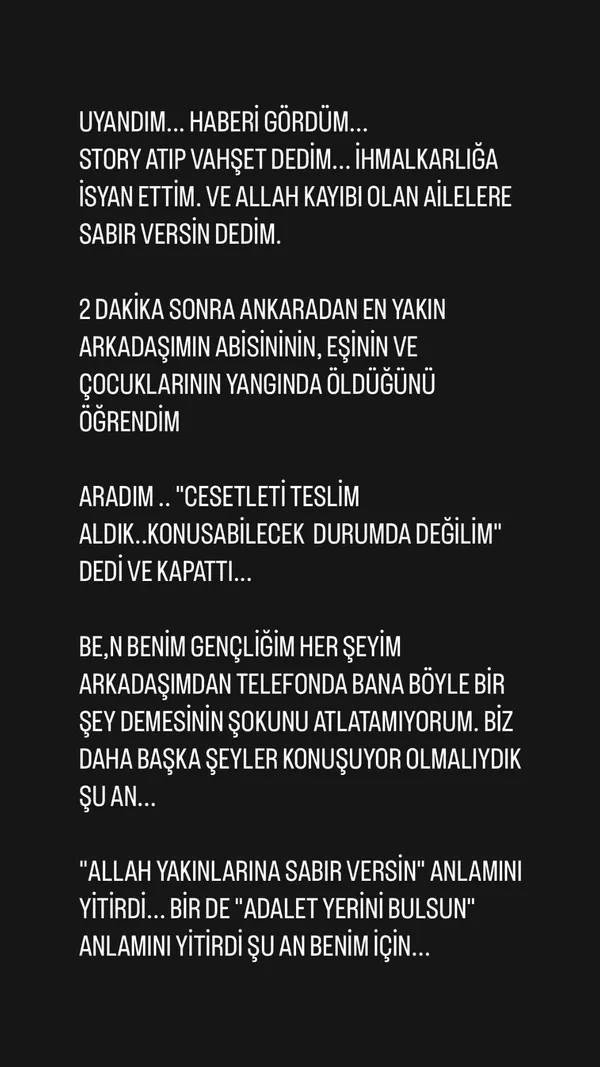 Bolu'daki yangın faciasında Zeynep Koçak'ın acı kaybı! "'Allah yakınlarına sabır versin' anlamını yitirdi" - Resim : 2