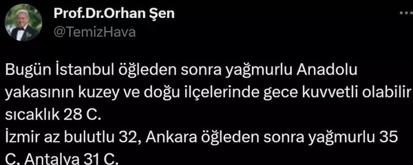 Şemsiyelerinizi hazırlayın! Sağanak yağış akşam saatlerinde bastıracak. Meteoroloji'den hava durumu raporu - Resim : 2