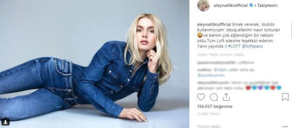 Aleyna Tilki reklam yüzü oldu! Ne kadar ücret alacak?