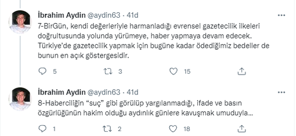 Erk Acarer, Sedat Peker'in açıklamalarını Twitter hesabından yayınlamıştı! Birgün gazetesinden yeni Erk Acarer açıklaması - Resim : 3