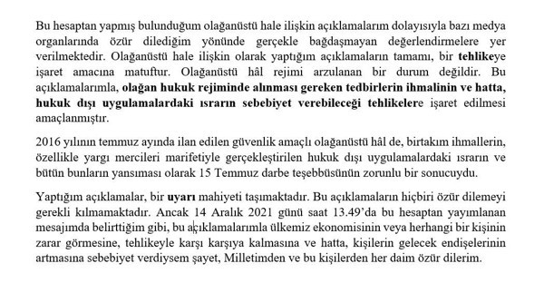 Erdoğan’a yakın isim Prof. Dr. İzzet Özgenç'ten OHAL çıkışı. Ekonomik kriz nedeniyle OHAL mi ilan edilecek?