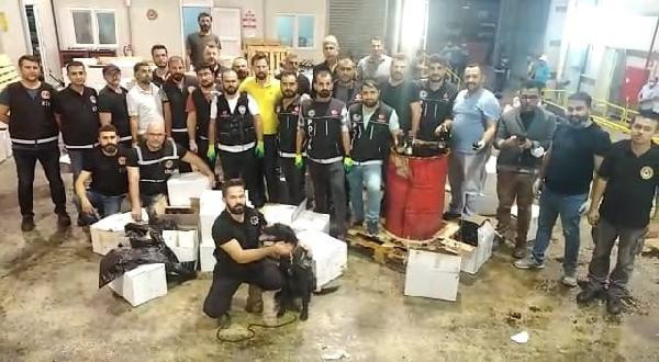 Limak limanında 200 kilo uyuşturucu yakalandı