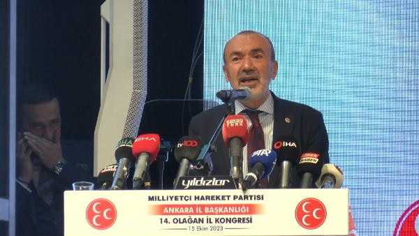 MHP Ankara İl Başkanlığı 14'üncü Olağan Kongresi yapıldı. Alparslan Doğan tekrar MHP Ankara İl Başkanı seçildi - Resim : 2