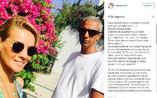 Ünlü sunucu ve oğlu hastanelik oldu