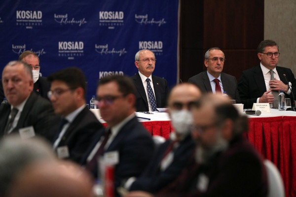 Kılıçdaroğlu, Kocaeli Sanayici İşadamları Derneği ile buluştu. Kılıçdaroğlu'ndan ekonomi değerlendirmesi geldi: Daha büyük zamlar gelecek