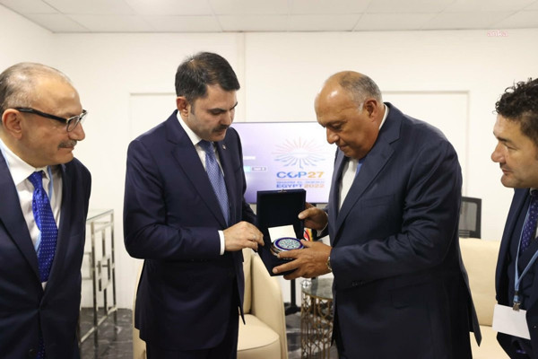 Türkiye ile Mısır arasında kritik görüşme. Bakan Murat Kurum ile  Mısır Dışişleri Bakanı Semih Shoukri bir araya geldi - Resim : 2