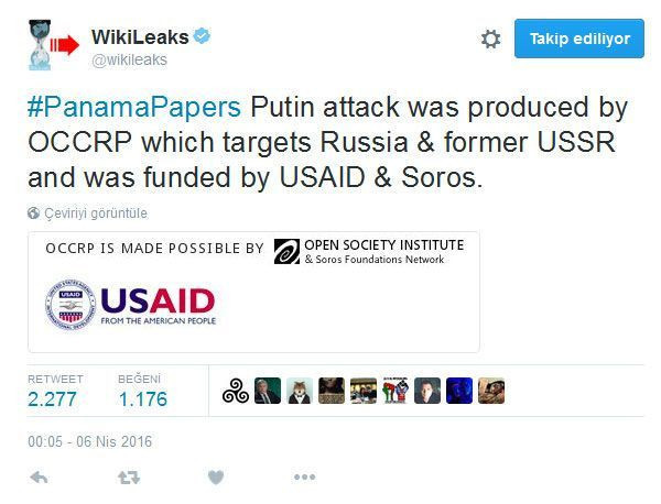 Wikileaks'ten çok konuşulacak Panama belgeleri açıklaması!
