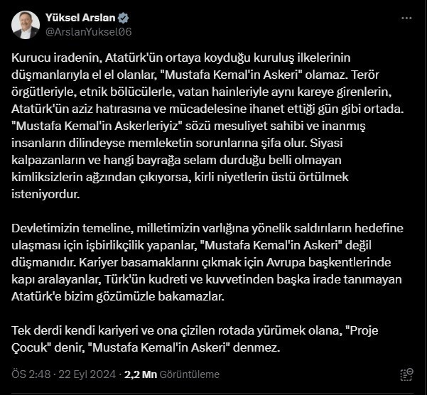 Ankara milletvekili Yüksel Arslan CHP'ye mi katılacak? Bomba açıklama... 'Ekrem İmamoğlu mu kazanır Mansur Yavaş mı?' sorusuna yanıt verdi