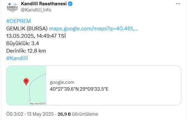 Marmara beşik gibi sallanıyor! Bir deprem daha - Resim : 2