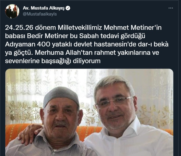 AK Parti'li başkanın taziye mesajına tepki yağdı: 'Bu nasıl mesaj, ayıp ayıp!'