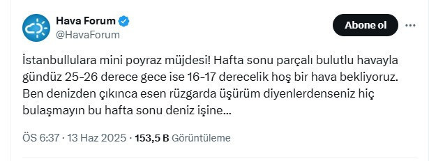 İstanbullulara Müjde Diyerek Duyurdu - Resim : 2