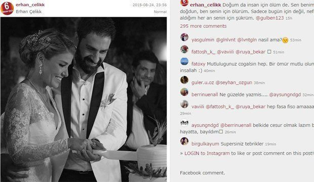 Erhan Çelik'ten Gülben Ergen'e duygusal mesaj