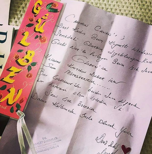 Tutuklu şarkıcı Deniz Seki'den Gülben Ergen'e mektup